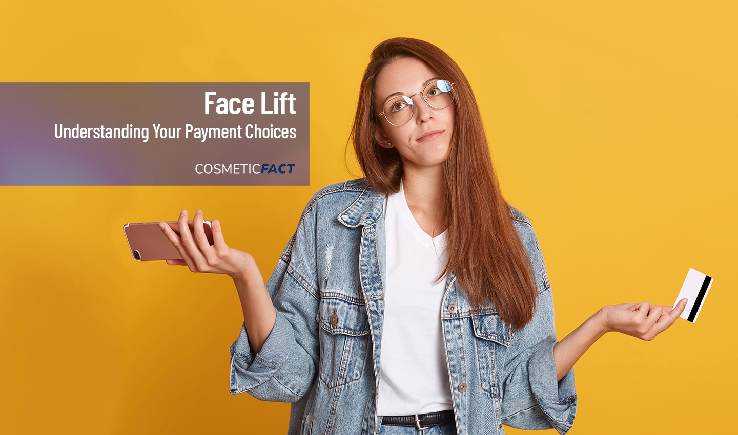 Lady hesitant about using credit options for facelift surgery