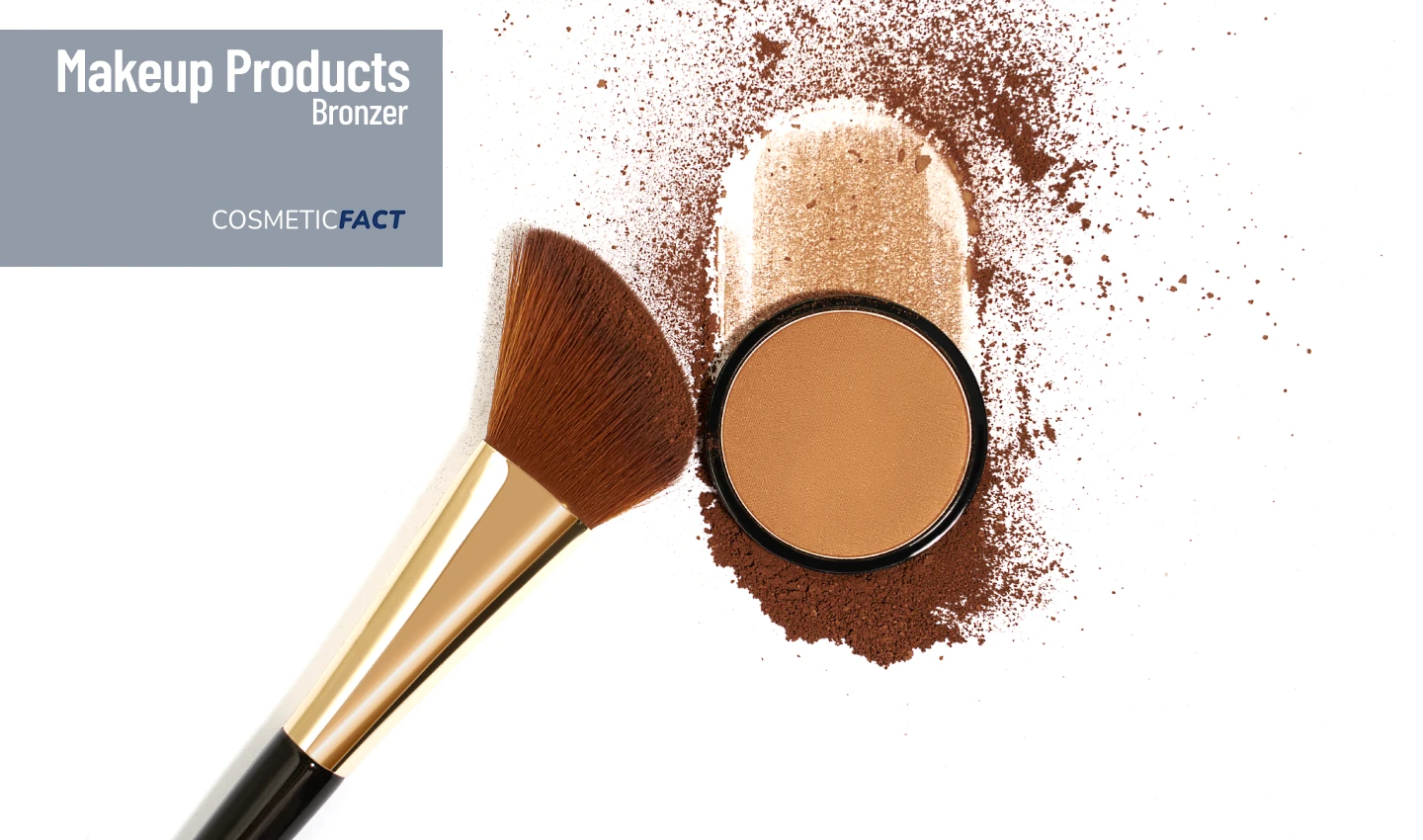 "Image of a bronze blush and brush, representing the importance of choosing the right bronzer for your skin tone."