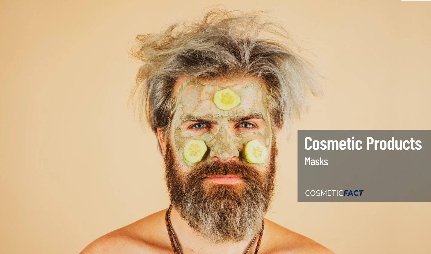 Young man with a Relaxing Mask on his skin, demonstrating one of the ways to use Relaxing Masks for Calming Skin.