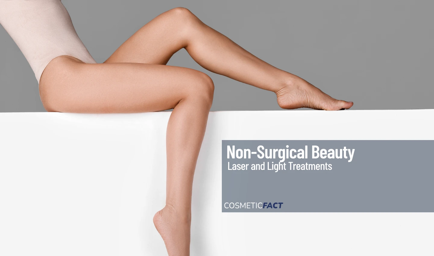 A woman showing off her beautiful legs, representing the effectiveness of laser vein treatments in removing unsightly veins.