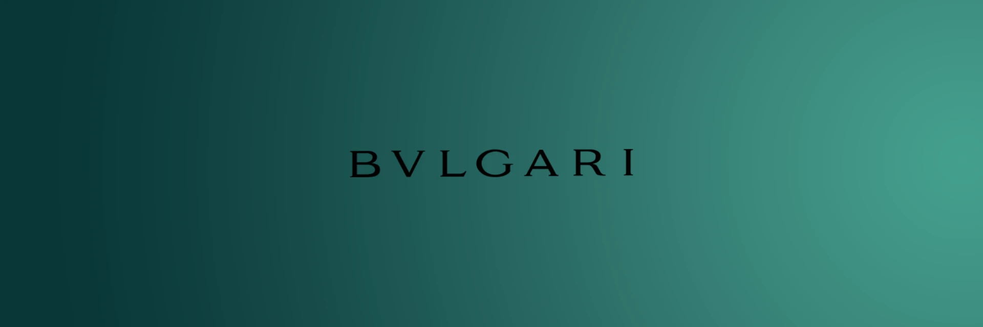 Bvlgari perfume brand banner