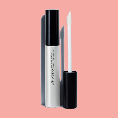 Shiseido Full Lash and Eyebrow Serum package, a product designed to promote the appearance of longer, thicker-looking lashes and brows. Its nourishing formula helps condition and strengthen lashes and brows for a fuller and healthier look.