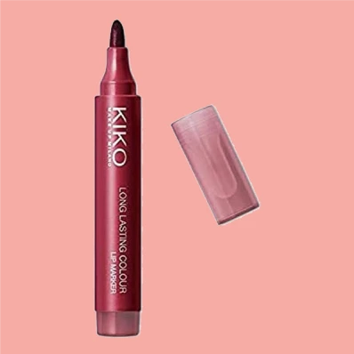 KIKO Milano Long Lasting Colour Lip Marker 106, a no-transfer, natural-looking lipstick that lasts up to 10 hours.