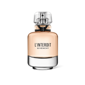 GIVENCHY L'INTERDIT - EAU DE PARFUM bottle with a black and white design