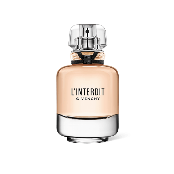 GIVENCHY L'INTERDIT - EAU DE PARFUM bottle with a black and white design