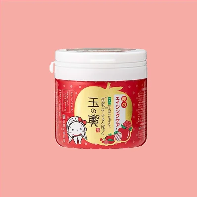 A Japan Tofu Moritaya Tofu Yogurt Face Mask Pack Anti-Aging on a white background.