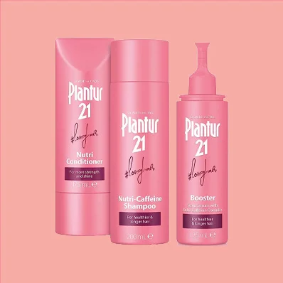 Plantur 21 #longhair Nutri-Caffeine Shampoo, Conditioner, Booster Hair Care Bundle