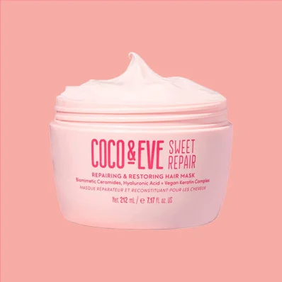 Coco & Eve Sweet Repair Hair Mask - Biomimetic Ceramides, Hyaluronic Acid, Vegan Keratin