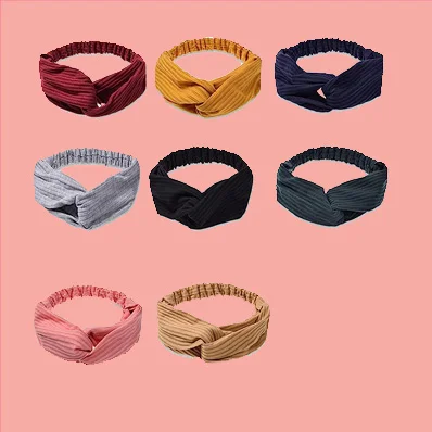 Boho Headbands for Women - Non Slip Twist Hair Bands