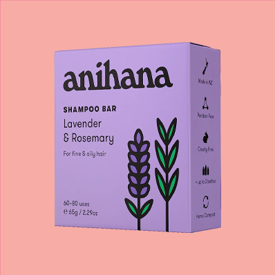 Anihana Lavender and Rosemary Shampoo Bar for Fine and Oily Hair