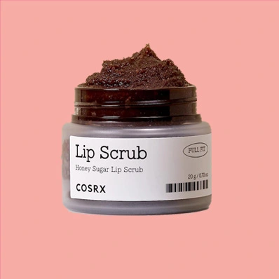 Cosrx Full Fit Honey Sugar Lip Scrub in a jar