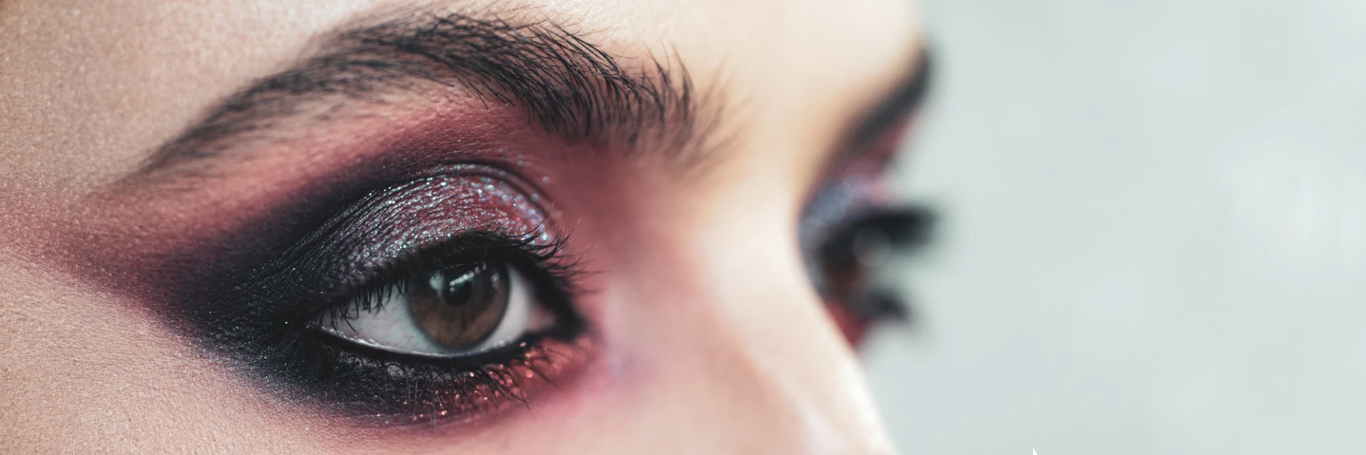 Beautiful Woman Wearing Eyeliner Makeup