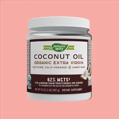 Nature's Way Organic Extra Virgin Coconut Oil - a pure and organic oil that is cold-pressed, non-GMO, and gluten-free
