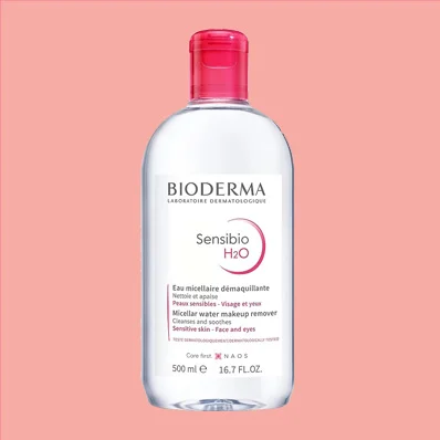 Bioderma Sensibio H2O Micellar Water - a gentle and soothing makeup remover and face cleanser for sensitive skin