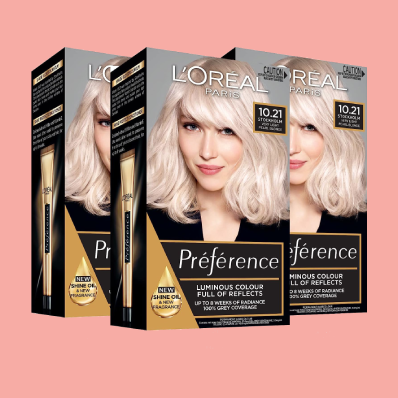 L'Oreal Paris Preference Infinia, Stockholm - Ash Metallic Blonde Hair Color