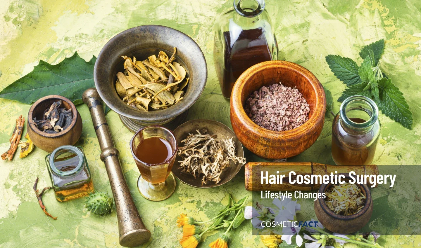 A photo of traditional food items such as rosemary, onions, and eggs, which are natural solutions for thinning hair.