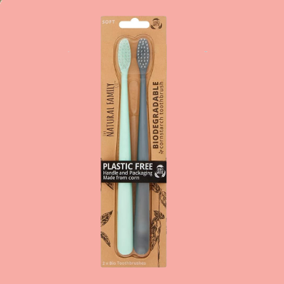 Bamboo Toothbrush - The Natural Family Co. Bio Toothbrush