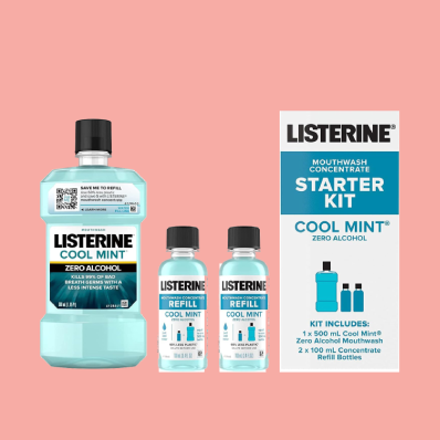 Listerine Sensitivity Zero Alcohol Mouthwash for Teeth-Sensitive Products