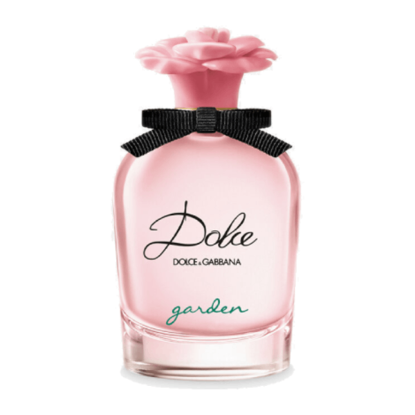 A bottle of Dolce and Gabbana Garden perfume