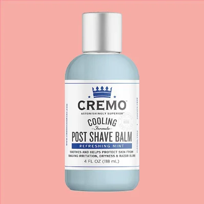 CREMO Cooling Post Shave Balm for Men - Refreshing Mint Formula, 118ml
