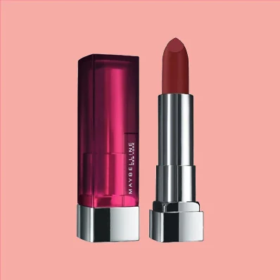 Maybelline Color Sensational Lipstick Matte Finish Hydrating Nude Pink Red Plum Burgundy Blush