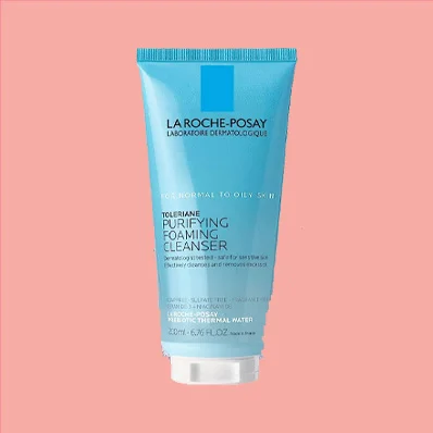 La Roche-Posay Toleriane Purifying Foaming Facial Cleanser - Face Wash for Oily Skin and Normal Skin with Niacinamide