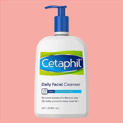 Cetaphil Face Wash - Daily Facial Cleanser for Sensitive, Combination to Oily Skin, 20 oz, Gentle Foaming, Soap Free, Hypoallergenic