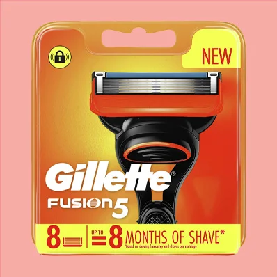 Gillette Fusion Manual Razor Blades - 8 Count