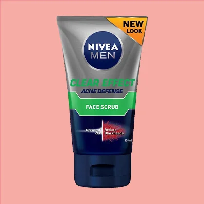 NIVEA MEN Clear Effect Face Scrub - 100ml