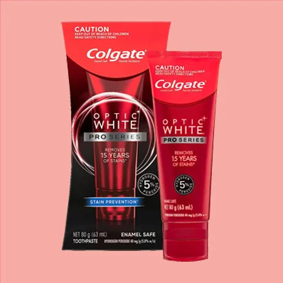 Colgate Optic White Pro Series Stain Prevention Teeth Whitening Toothpaste - 80g
