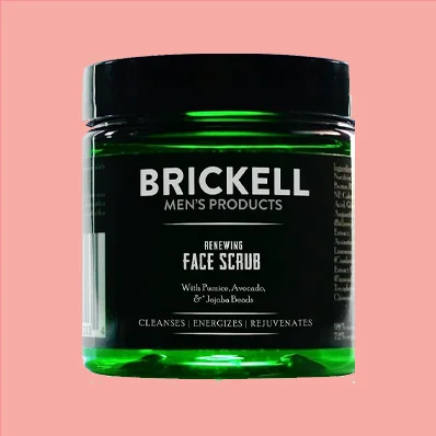 Brickell Men's Renewing Face Scrub - 4oz