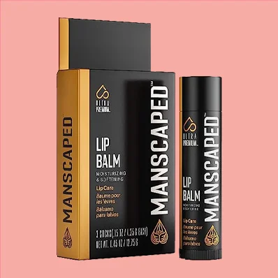 MANSCAPED Moisturizing and Soothing Lip Balm - 3-Pack