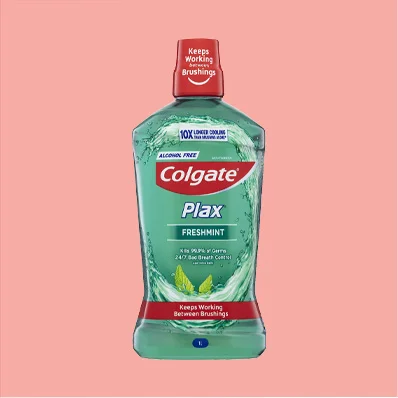 Colgate Plax Antibacterial Mouthwash - 1L, Alcohol-Free, Freshmint, Bad Breath Control