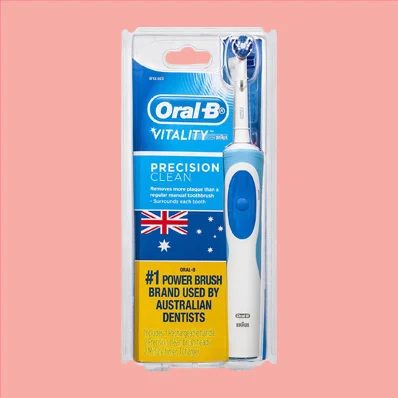 Oral-B Vitality Precision Clean Electric Toothbrush with Round Brush Head and Oscillating-Rotating Technology