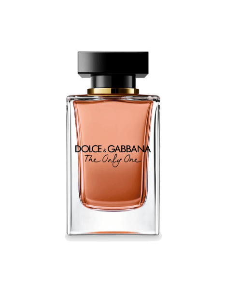 Elegant bottle of Dolce and Gabbana's The Only One perfume