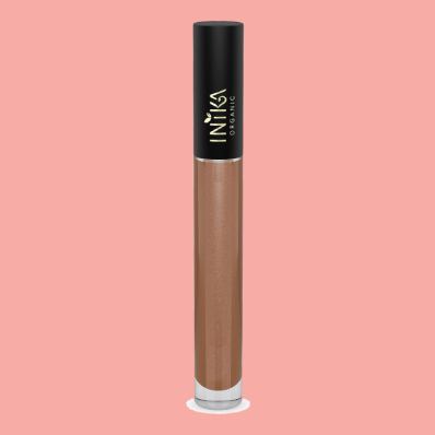 Lip Gloss for Glam Makeup - SNatural Glam with INIKA Organic Lip Glaze