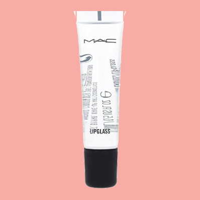 Bold Beauty applying MAC Lipglass, a lip gloss for glam makeup