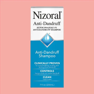 A bottle of Nizoral Anti-Dandruff Shampoo