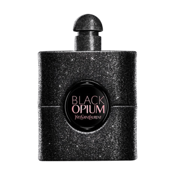 A close-up image of the striking Black Opium Eau de Parfum Extreme bottle, reflecting a sense of audacious charm.