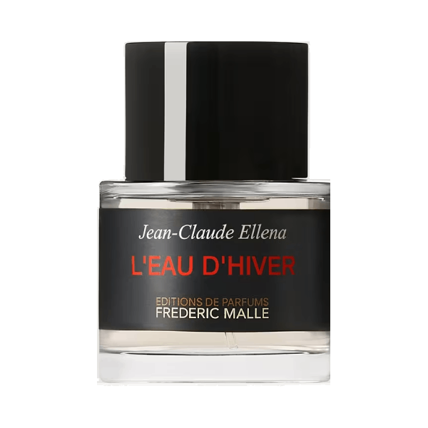 Bottle of L'Eau D'Hiver perfume, reflecting Jean-Claude Ellena's timeless creation.