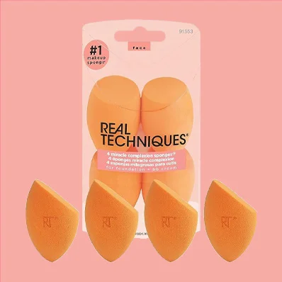 Real Techniques Base Miracle Complexion Sponge, 4 Pack