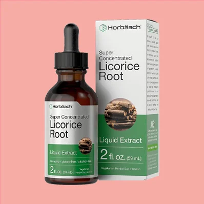 "Licorice Root Extract - 2 oz - Alcohol Free - Vegetarian, Non-GMO, Gluten Free Liquid Tincture - by Horbaach"