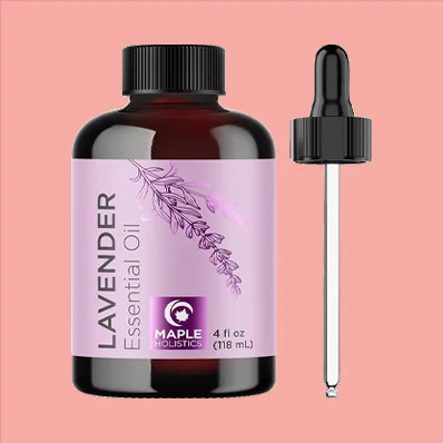 "Pure Lavender Essential Oil - 4oz - Relaxing Lavender Oil for Diffuser Aromatherapy Sleep and Mood - Pure Lavender Oil for Hair Skin and Nails - Calming Aromatherapy Oil for Diffuser"