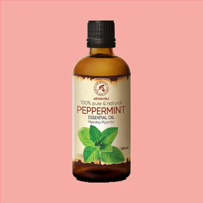 "Peppermint Essential Oil - 100ml - Mentha Piperita - Aromatherapy Essential Oils for Diffusers & Aromalamps - Home Fragrance - Skin & Hair Care - Candle Making Oils - Mint Scent"