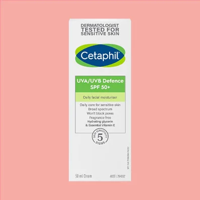 "Cetaphil UVA / UVB Defence SPF50+, 50 ml - Broad Spectrum Sun Protection"