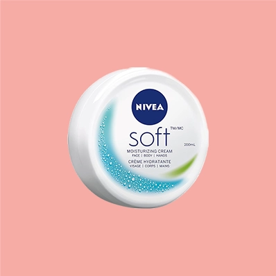 "A pack of four 6.8-ounce jars of NIVEA Soft Moisturizing Creme"