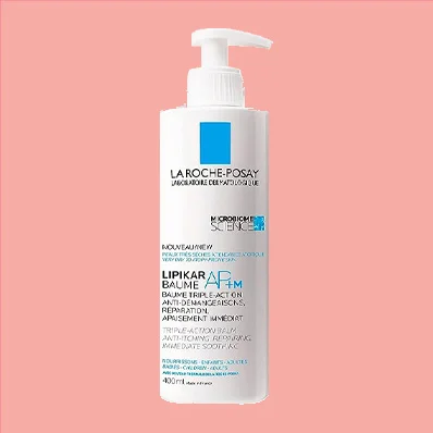 "A bottle of La Roche-Posay Lipikar AP+M Baume Body Balm, 400ml"