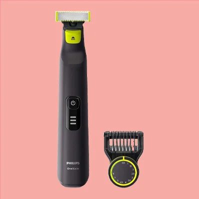 Image of PHILIPS OneBlade Pro Face Shaver Trimmer - Chrome, QP6530/15