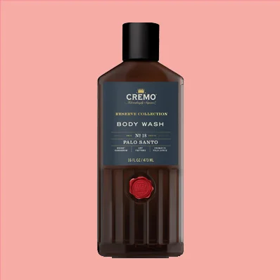 Image of CREMO Reserve Collection Palo Santo Body Wash For Men - Luxury Fragrance Shower Gel - 473ml