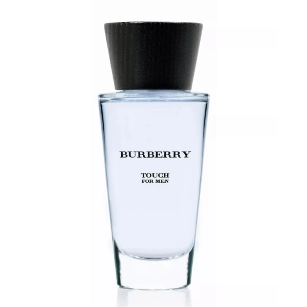 A bottle of Burberry Touch For Men on a white background